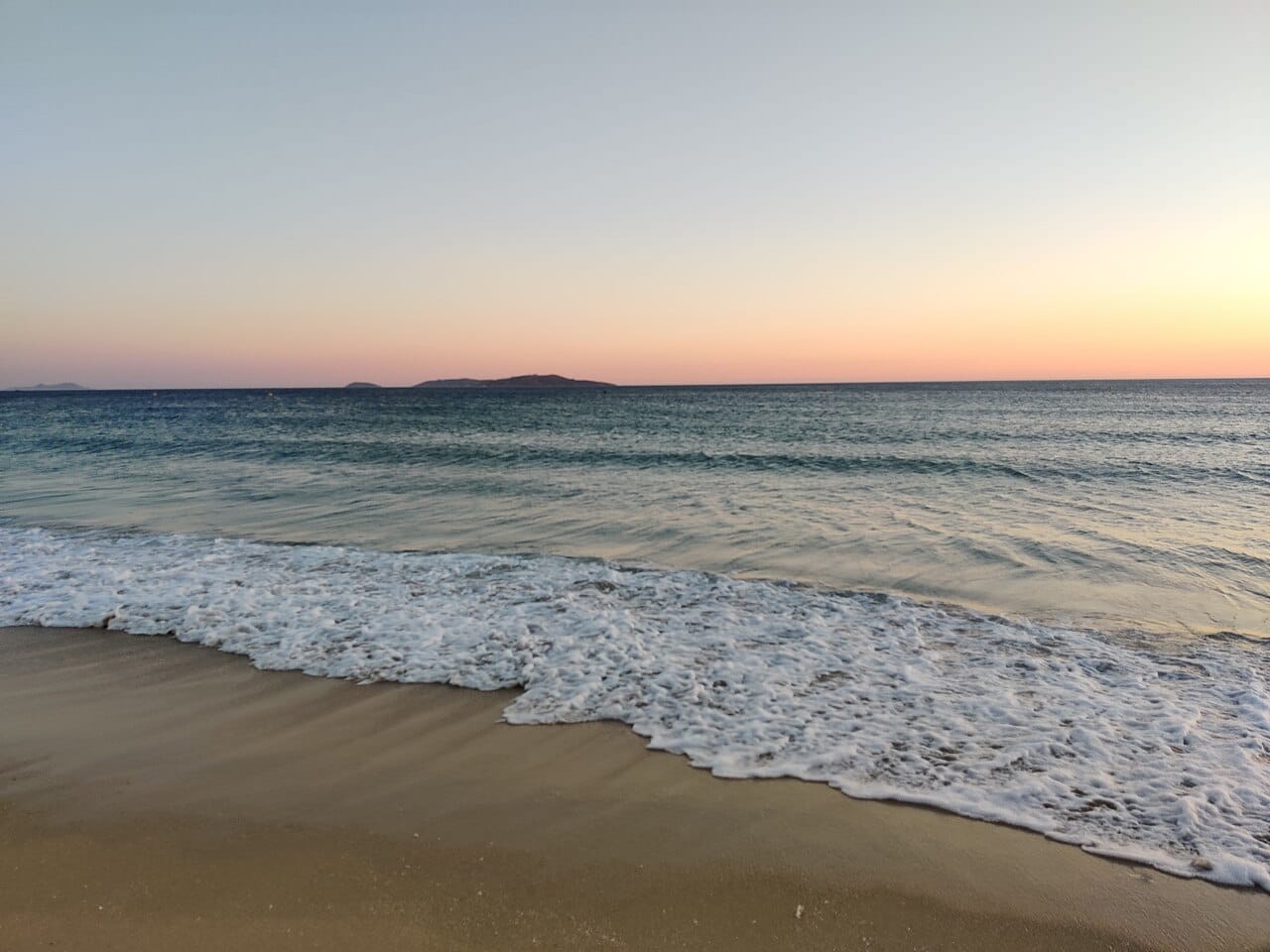 Praia da Lanzada in O Grove, Galicia, Spain