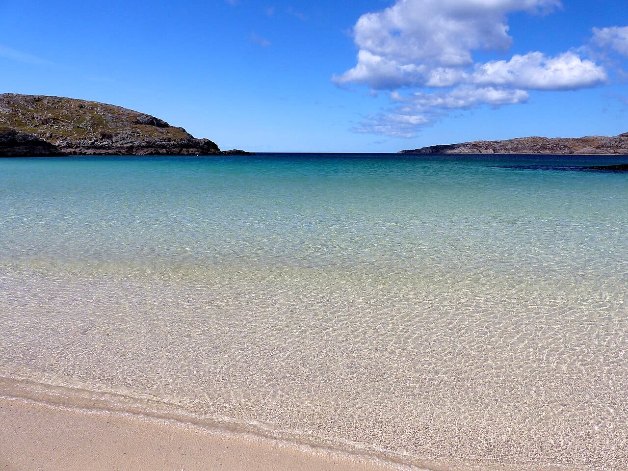 Achmelvich Beach in Assynt, Scotland, United Kingdom
