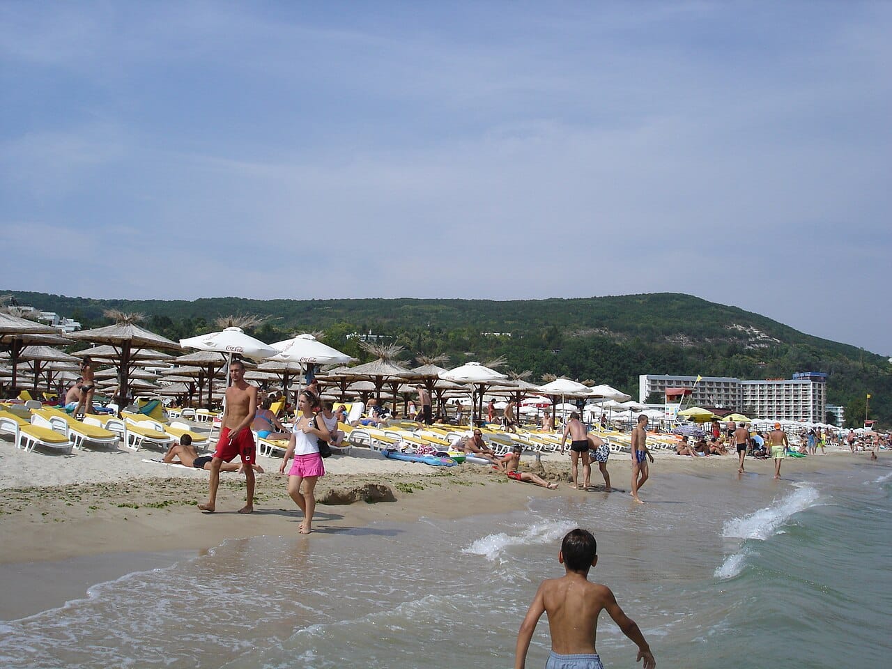 Albena Beach in Albena, Bulgaria