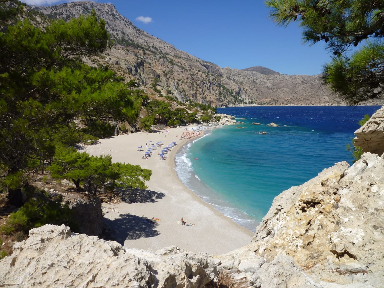 Apella Beach in Karpathos, Dodecanese, Greece