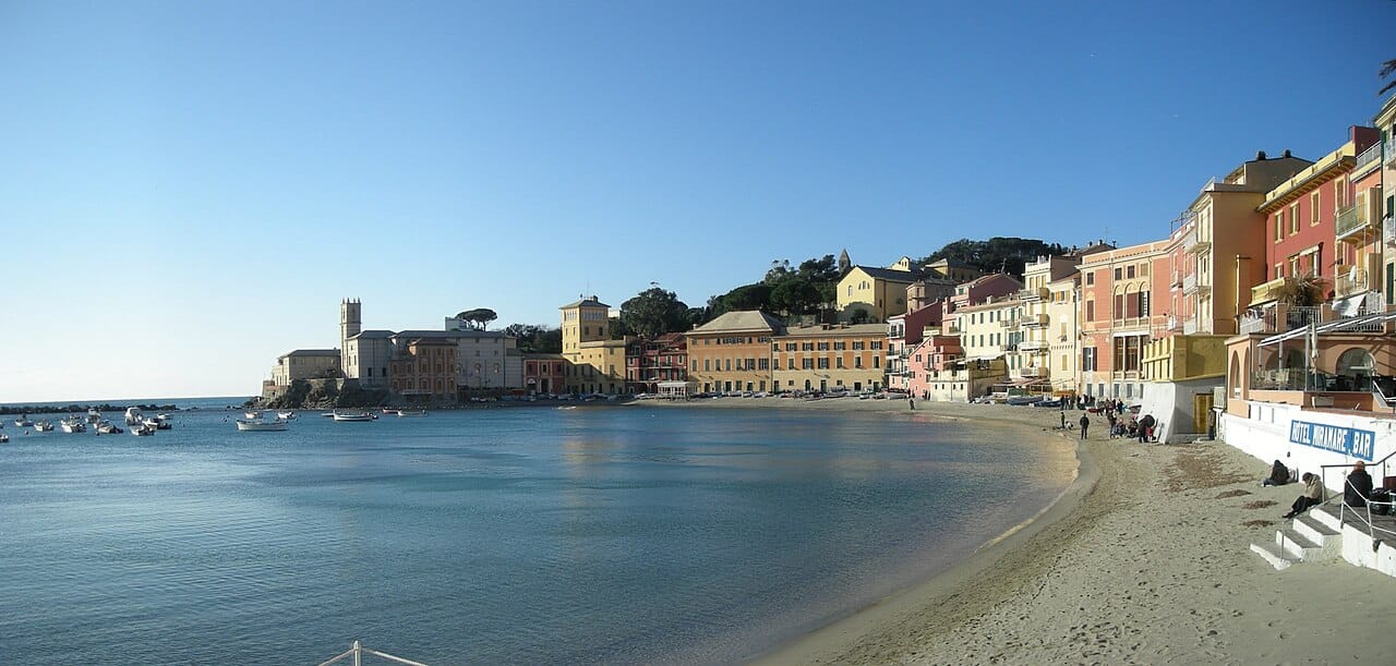 Baia del Silenzio in Sestri Levante, Liguria, Italy