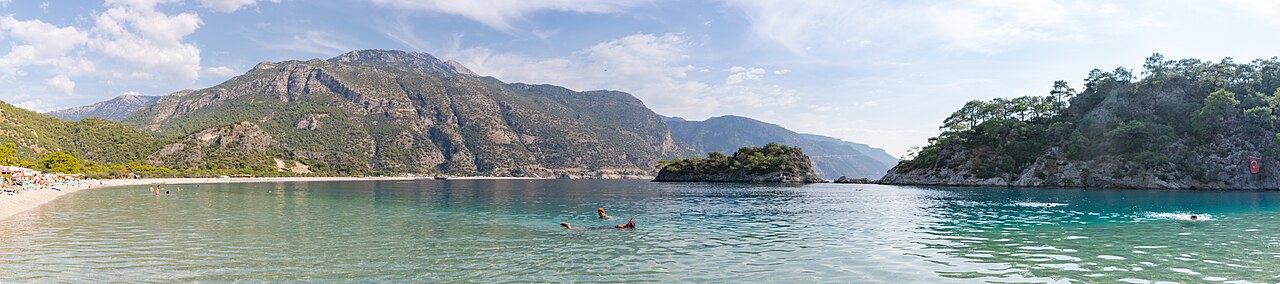 Belcekız Beach in Muğla (Fethiye / Ölüdeniz), Turkey