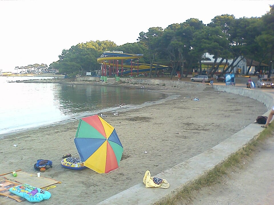 Bijeca Beach in Medulin, Istria, Croatia