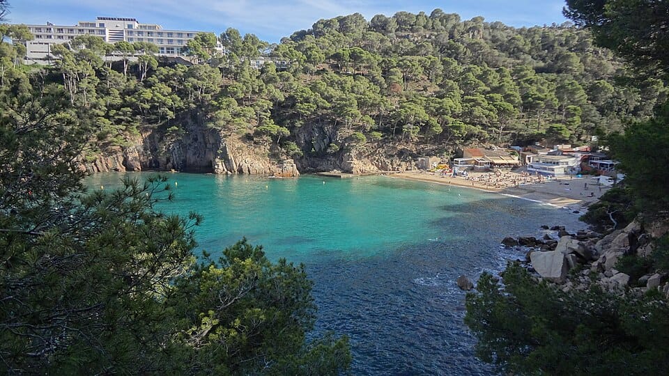 Cala Aiguablava in Begur, Costa Brava, Spain