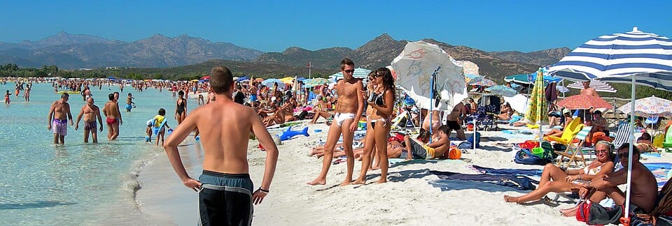 Cala Brandinchi in San Teodoro, Sardinia, Italy