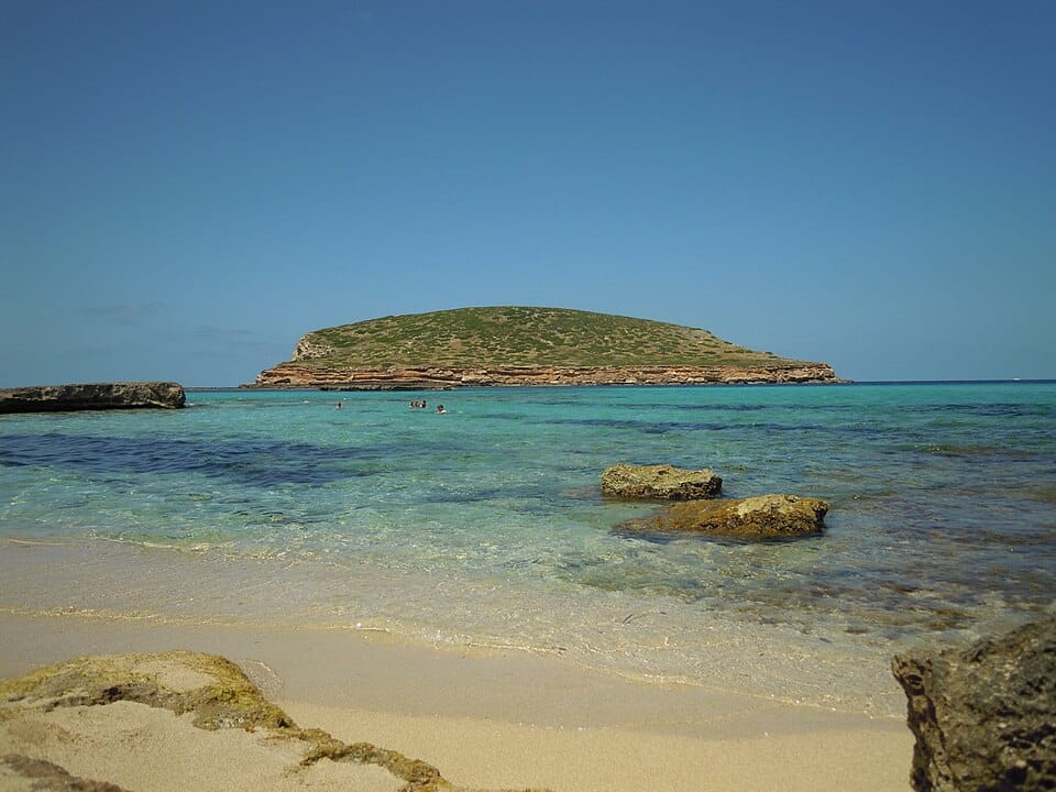 Cala Comte in Ibiza, Spain