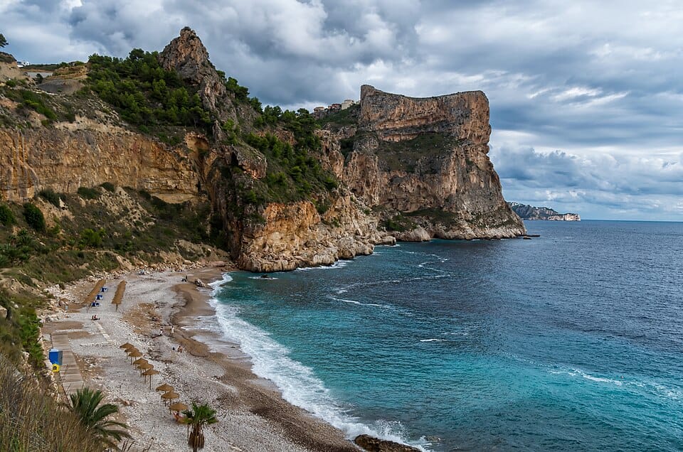 Cala del Moraig in Benitatxell, Costa Blanca, Spain