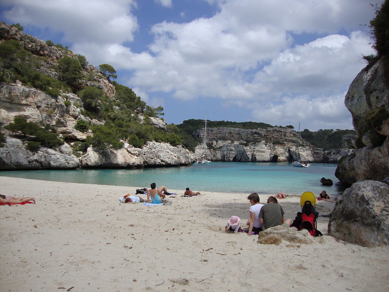Cala Macarelleta in Menorca, Spain