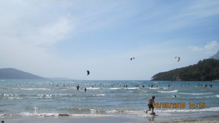 Akbük Bay (Gökova) in Muğla (Gulf of Gökova), Turkey