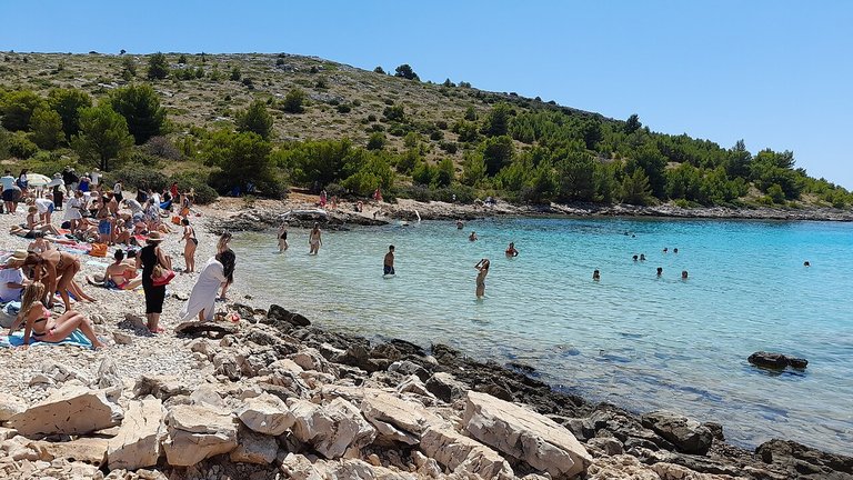 Lojena Beach in Kornati National Park (Levrnaka), Croatia