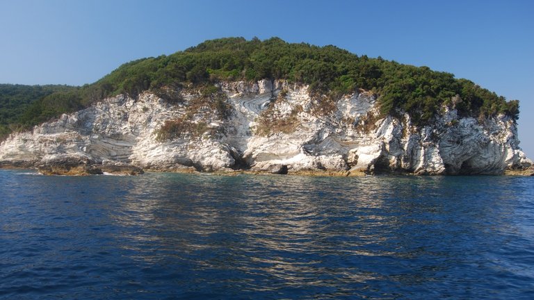Voutomi Beach in Antipaxos (Paxoi Municipality), Ionian Islands, Greece