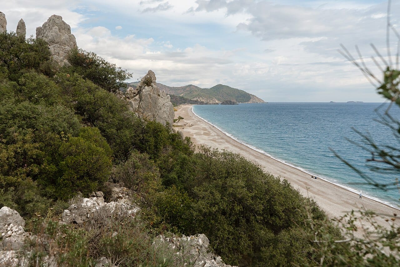 Cirali Beach in Olympos, Antalya, Turkey