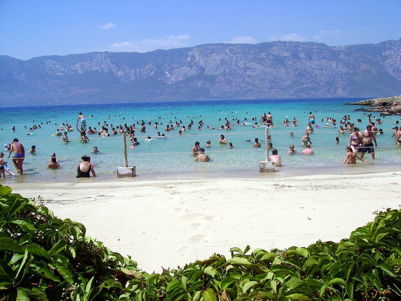 Cleopatra Beach (Sedir Island) in Sedir Island, Gulf of Gokova, Turkey