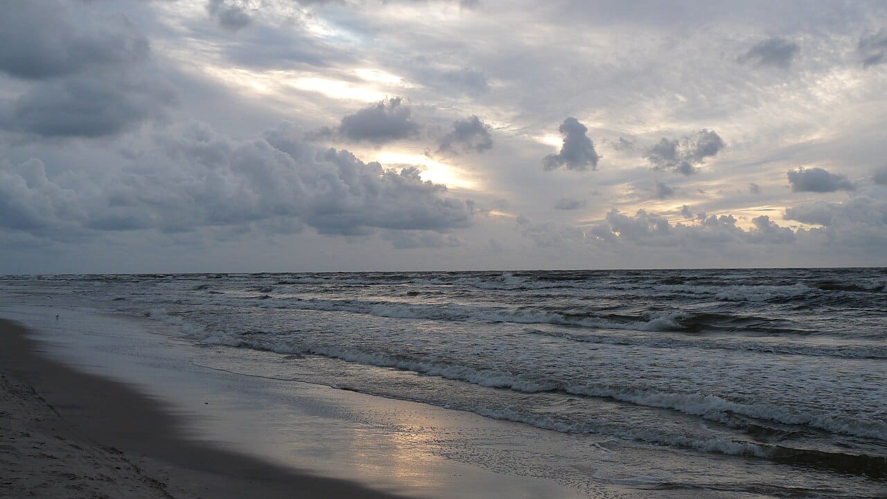 Dębki Beach in Kashubian Coast, Pomerania, Poland