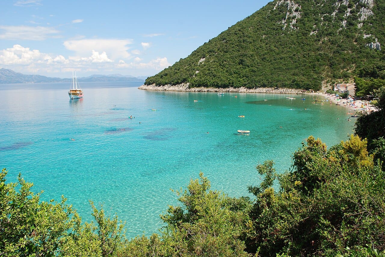 Divna Beach in Pelješac Peninsula, Croatia