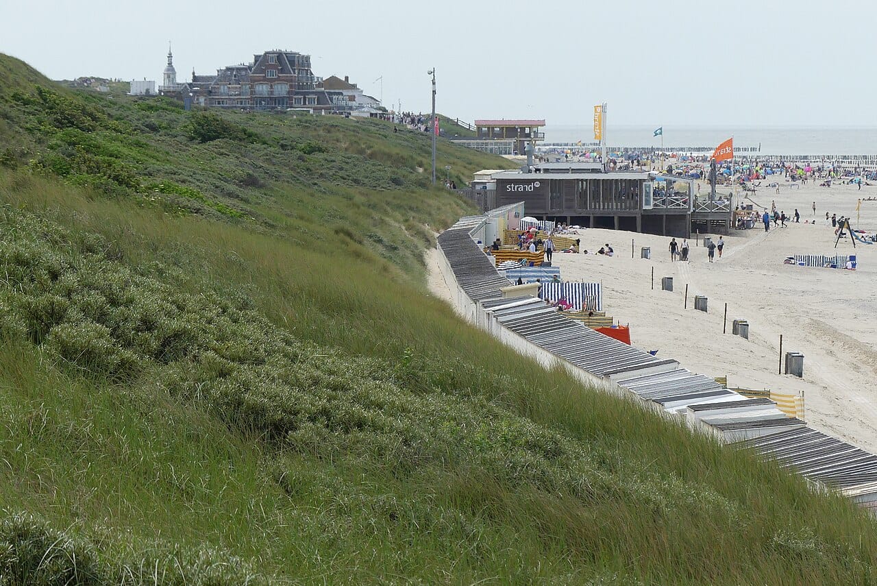 Domburg Beach in Zeeland, Netherlands
