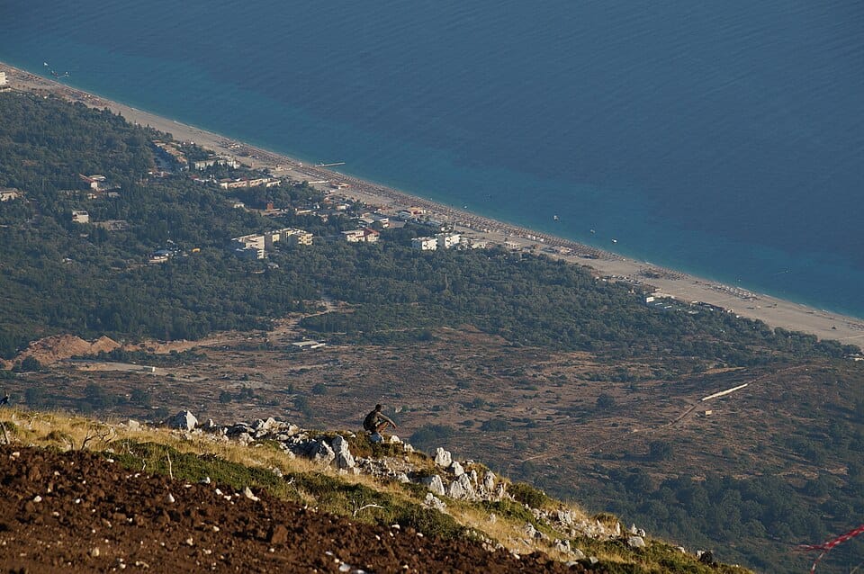 Drymades Beach in near Dhërmi, Albanian Riviera, Albania