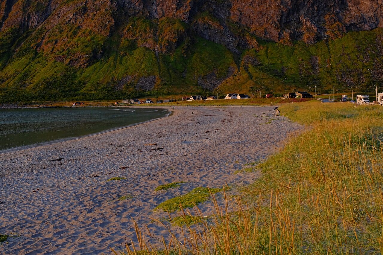 Ersfjord Beach in Senja, Norway