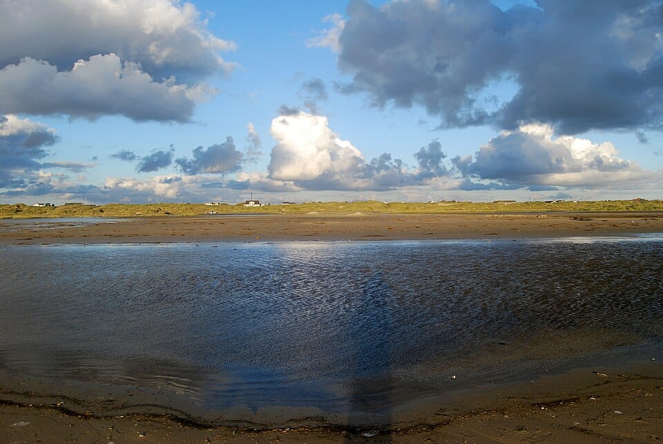 Fanø Beach in Rindby, Fanø, Denmark