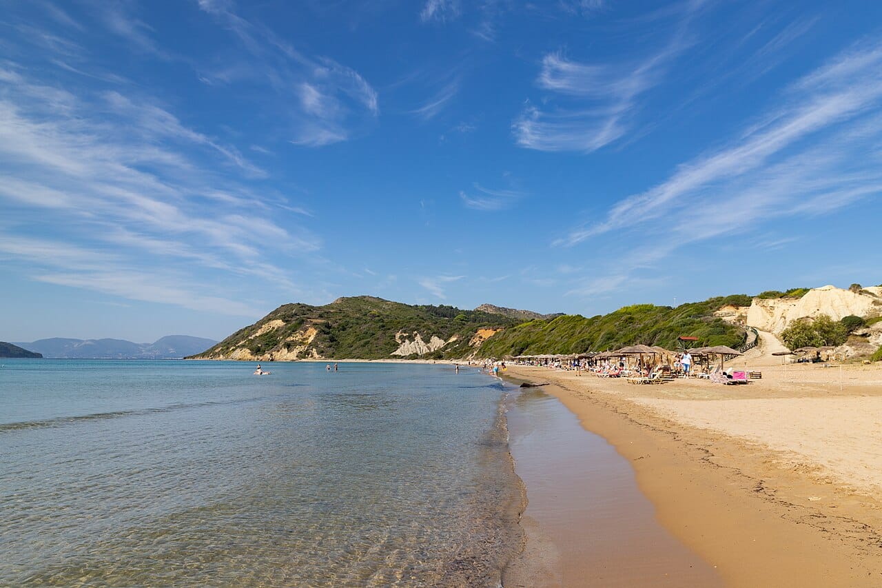 Gerakas Beach in Vasilikos, Zakynthos, Greece