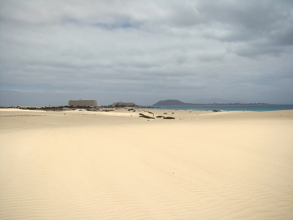 Grandes Playas de Corralejo in Corralejo, Fuerteventura, Spain