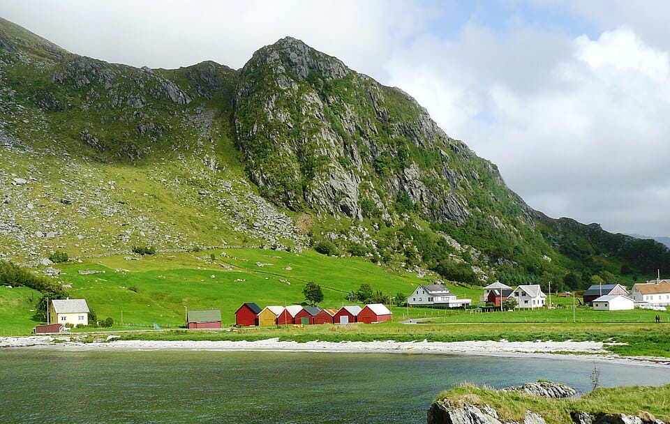 Grotlesanden in Bremanger, Norway