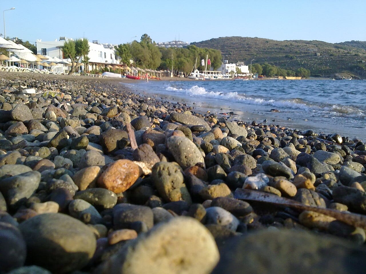 Gümüşlük Beach in Bodrum, Turkey
