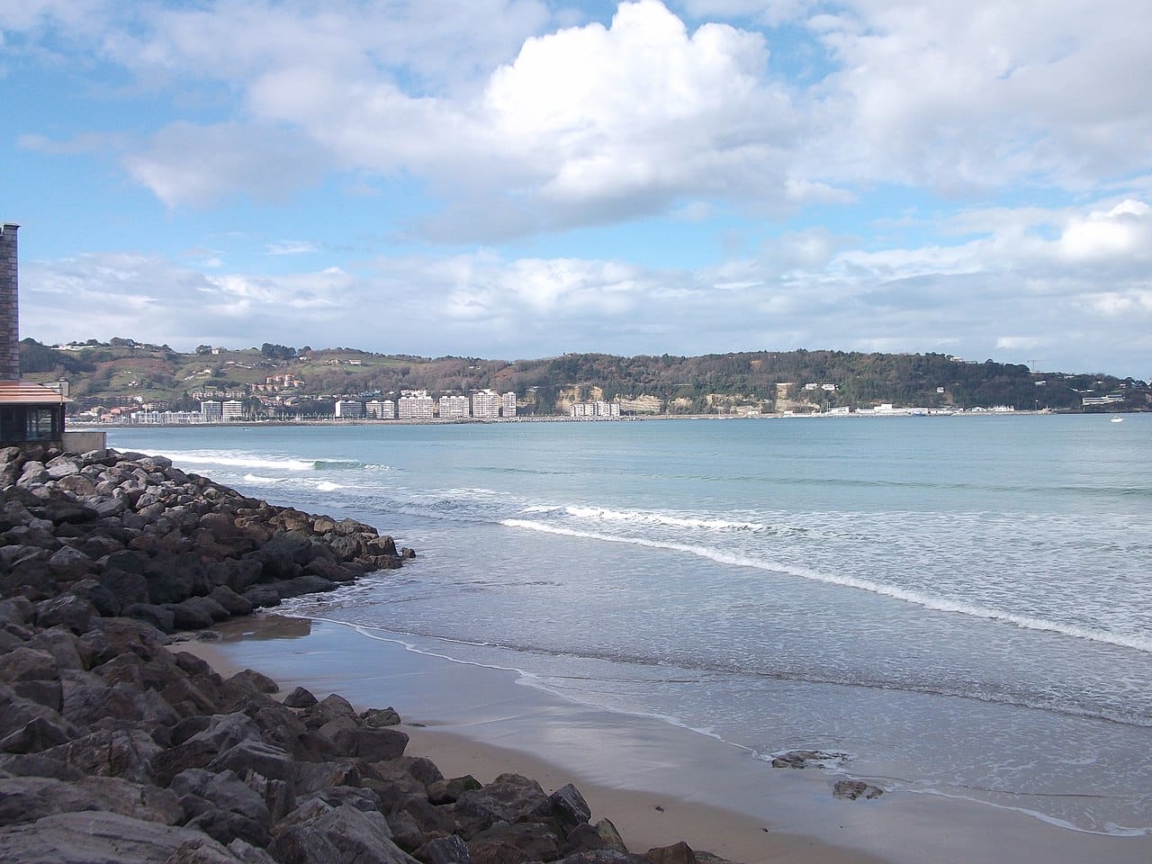 Hendaye Plage in Basque Coast, France