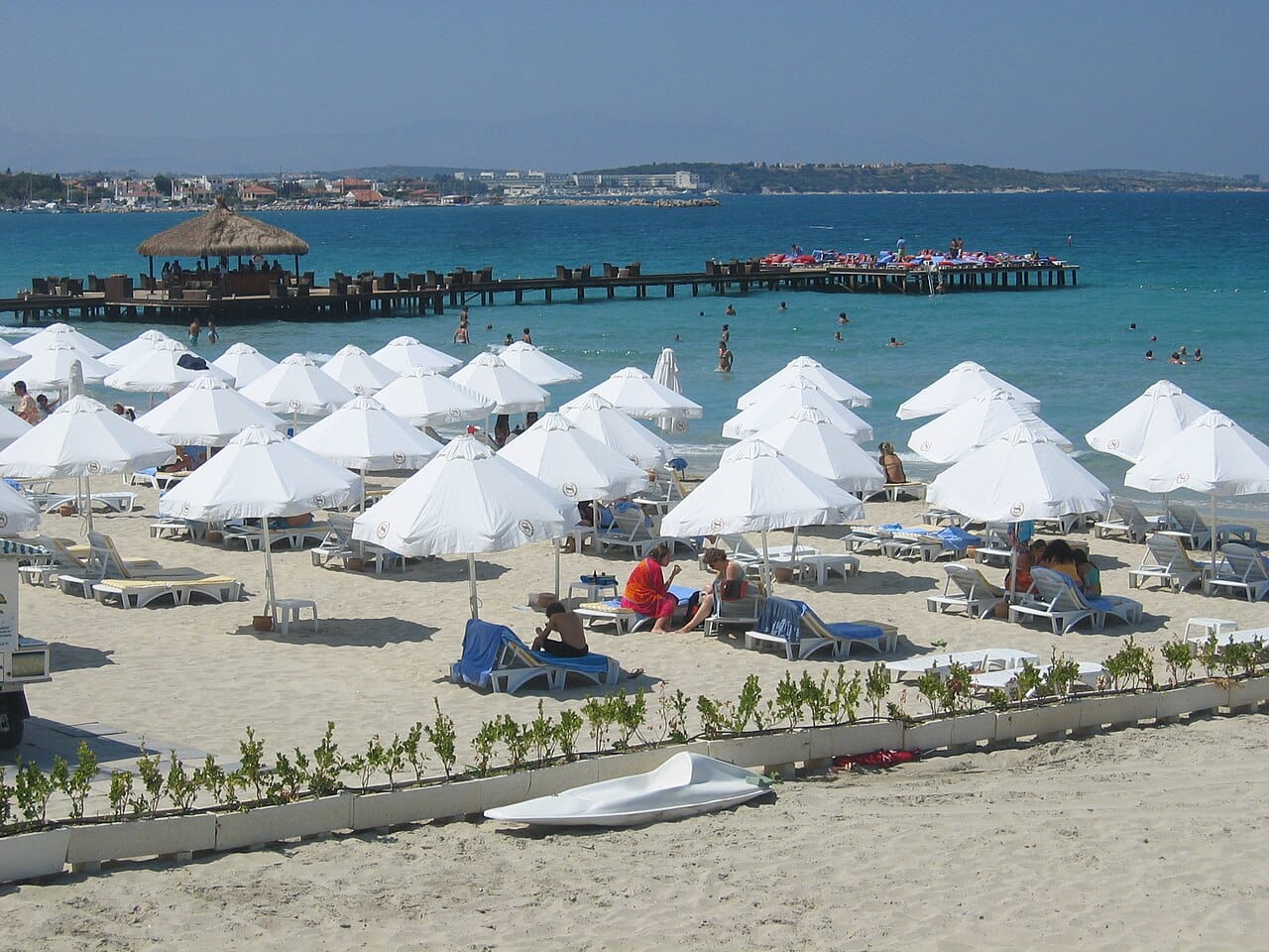 Ilica Beach in Cesme, Izmir, Turkey