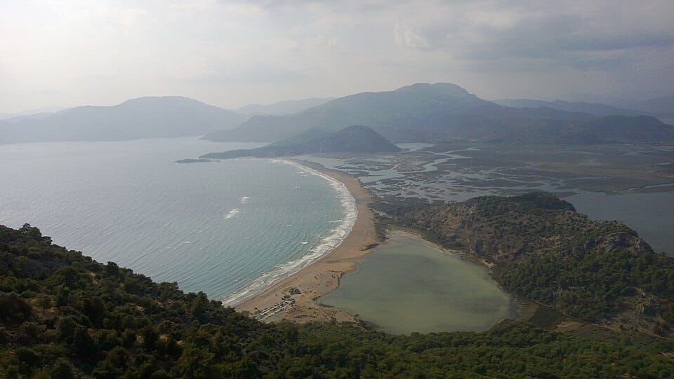 Iztuzu Beach in Dalyan, Turkey