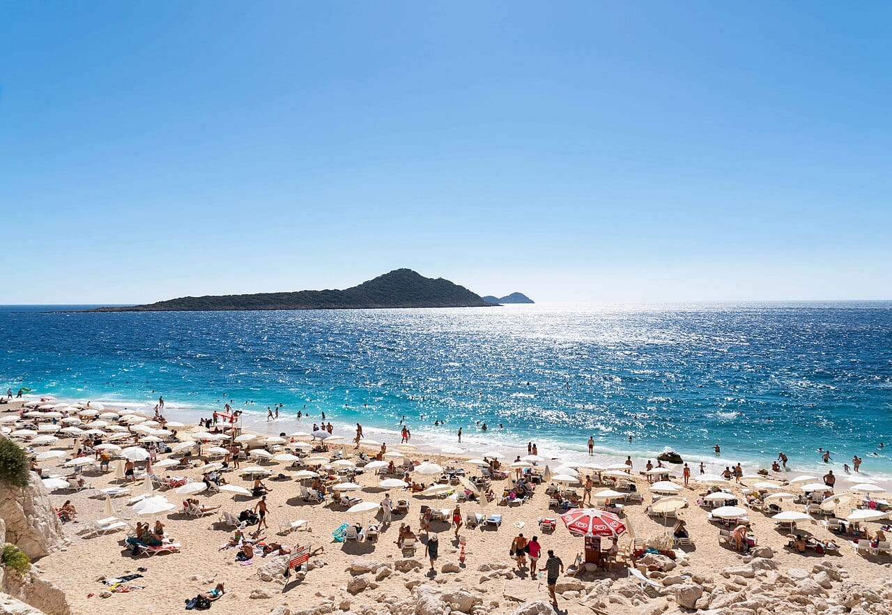 Kaputaş Beach in Kaş, Turkey