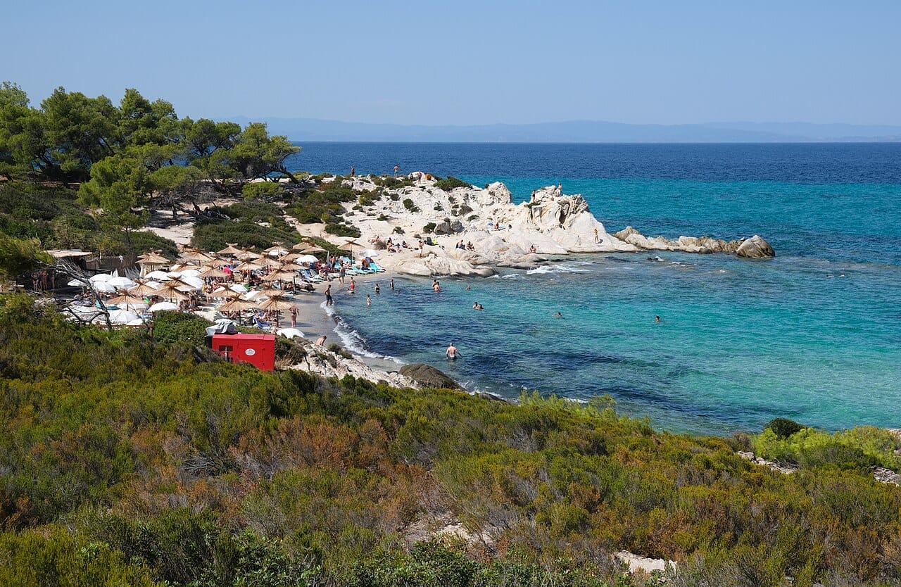Kavourotrypes in Sithonia, Halkidiki, Greece