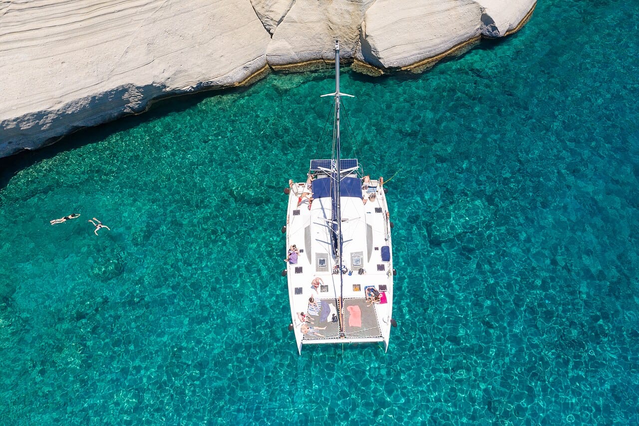 Kleftiko in Milos, Cyclades, Greece
