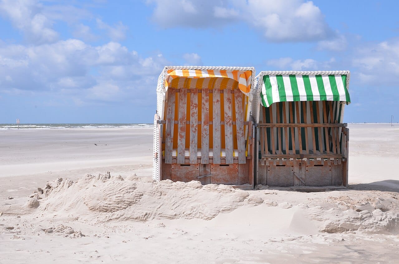 Kniepsand in Amrum, North Frisia, Germany
