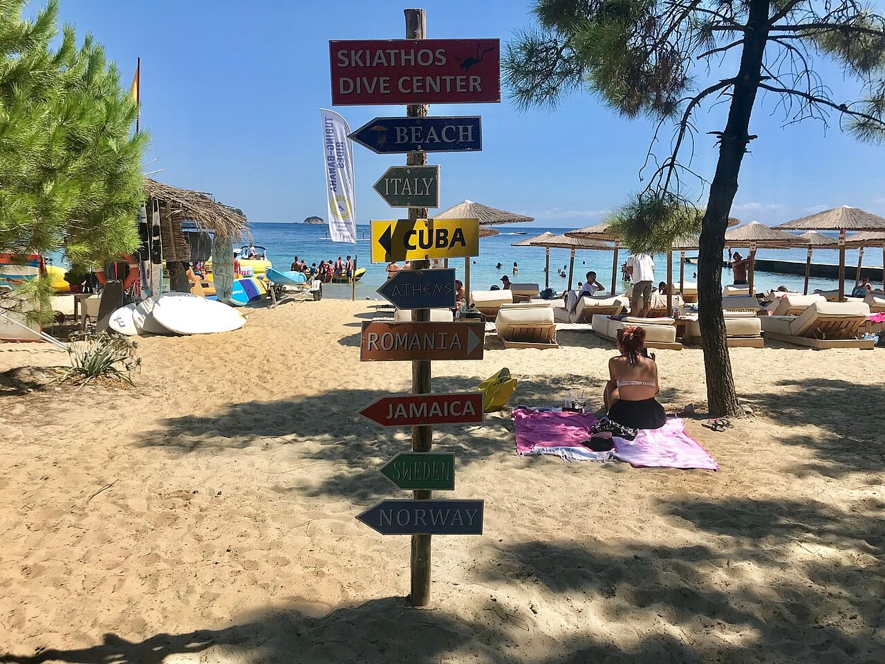 Koukounaries in Skiathos, Greece