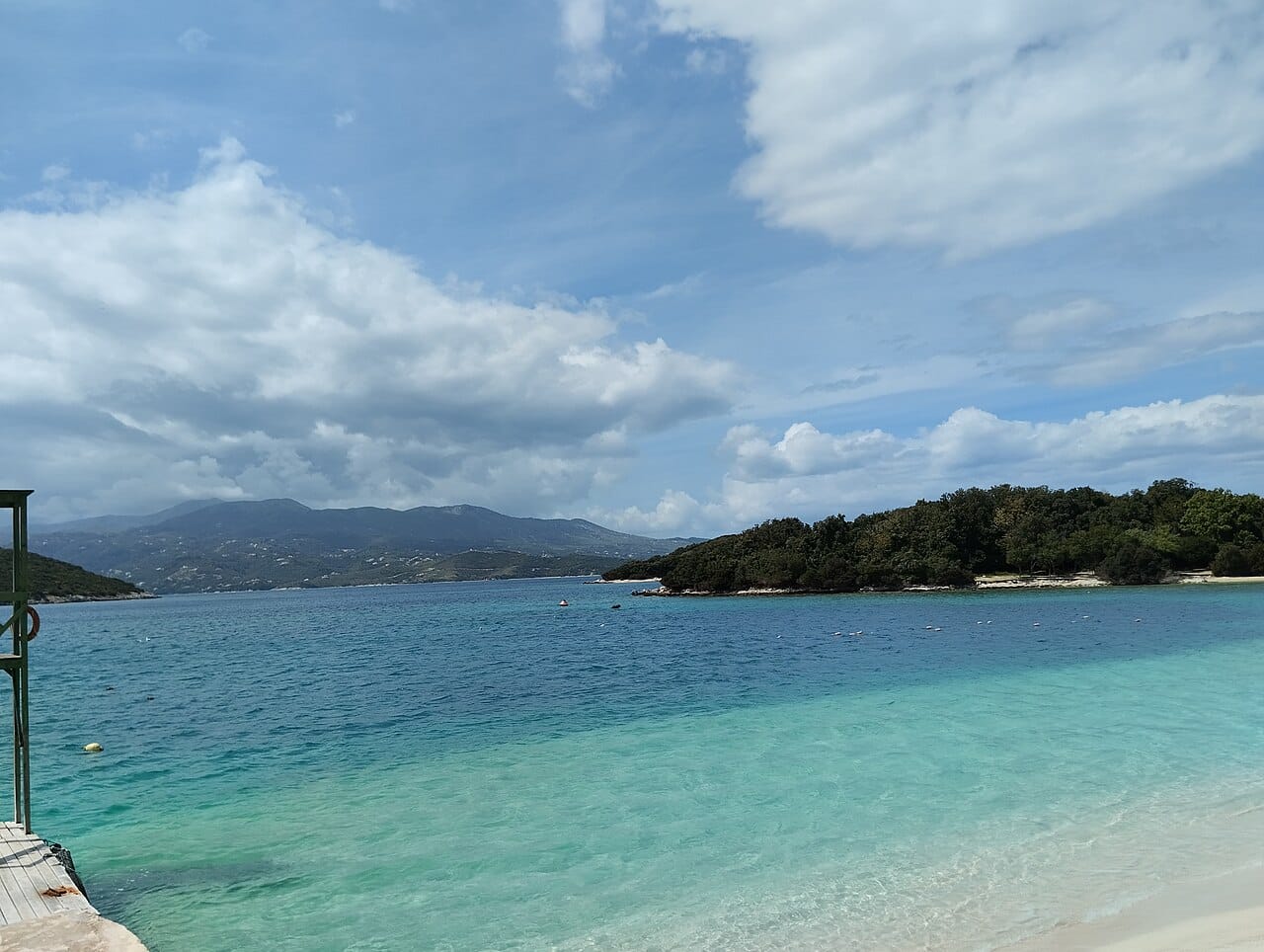 Ksamil Beaches in Ksamil, Albanian Riviera, Albania