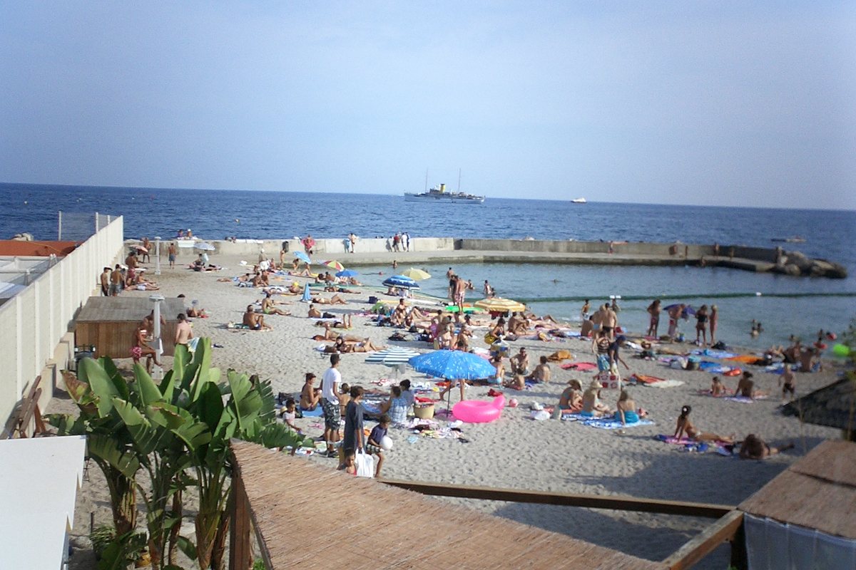 Larvotto Beach in Monte-Carlo, Monaco