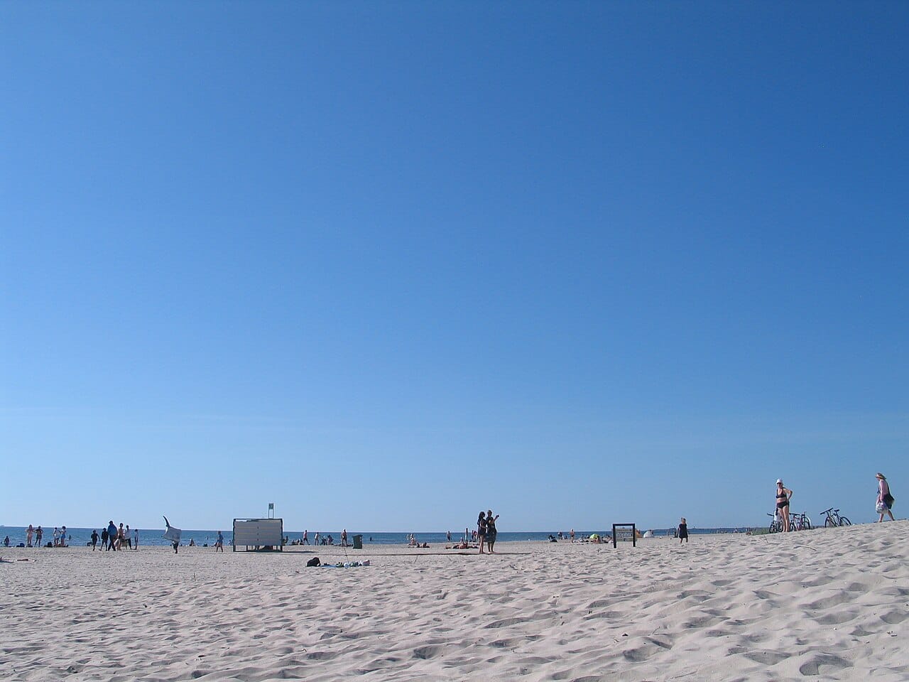 Liepāja Beach in Liepāja, Courland, Latvia