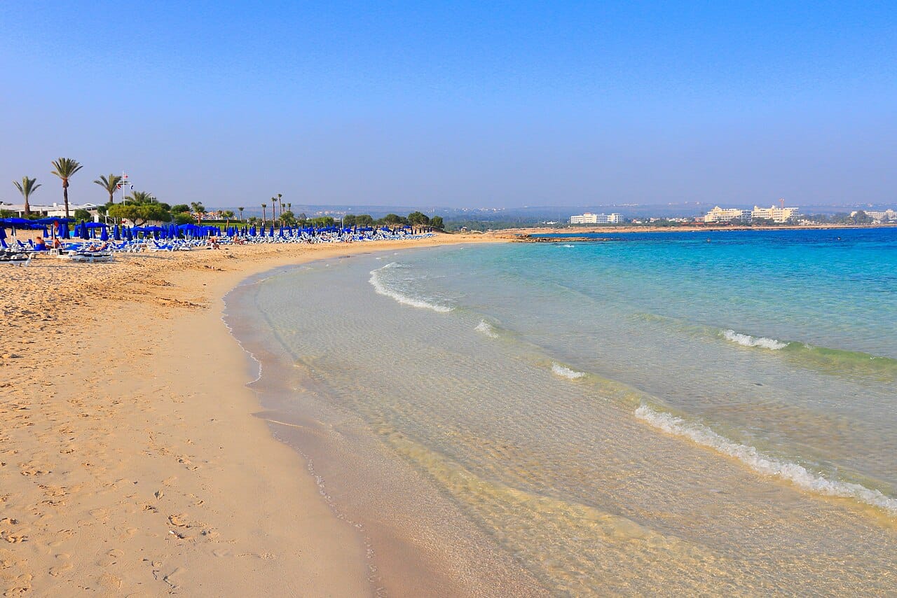 Makronissos Beach in Ayia Napa, Cyprus