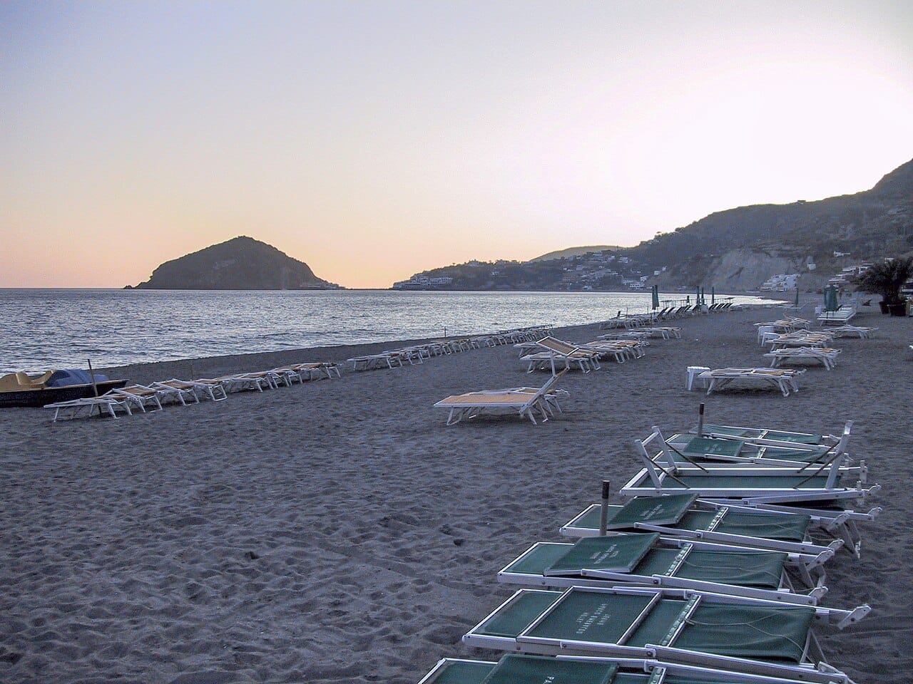 Maronti Beach in Ischia, Campania, Italy