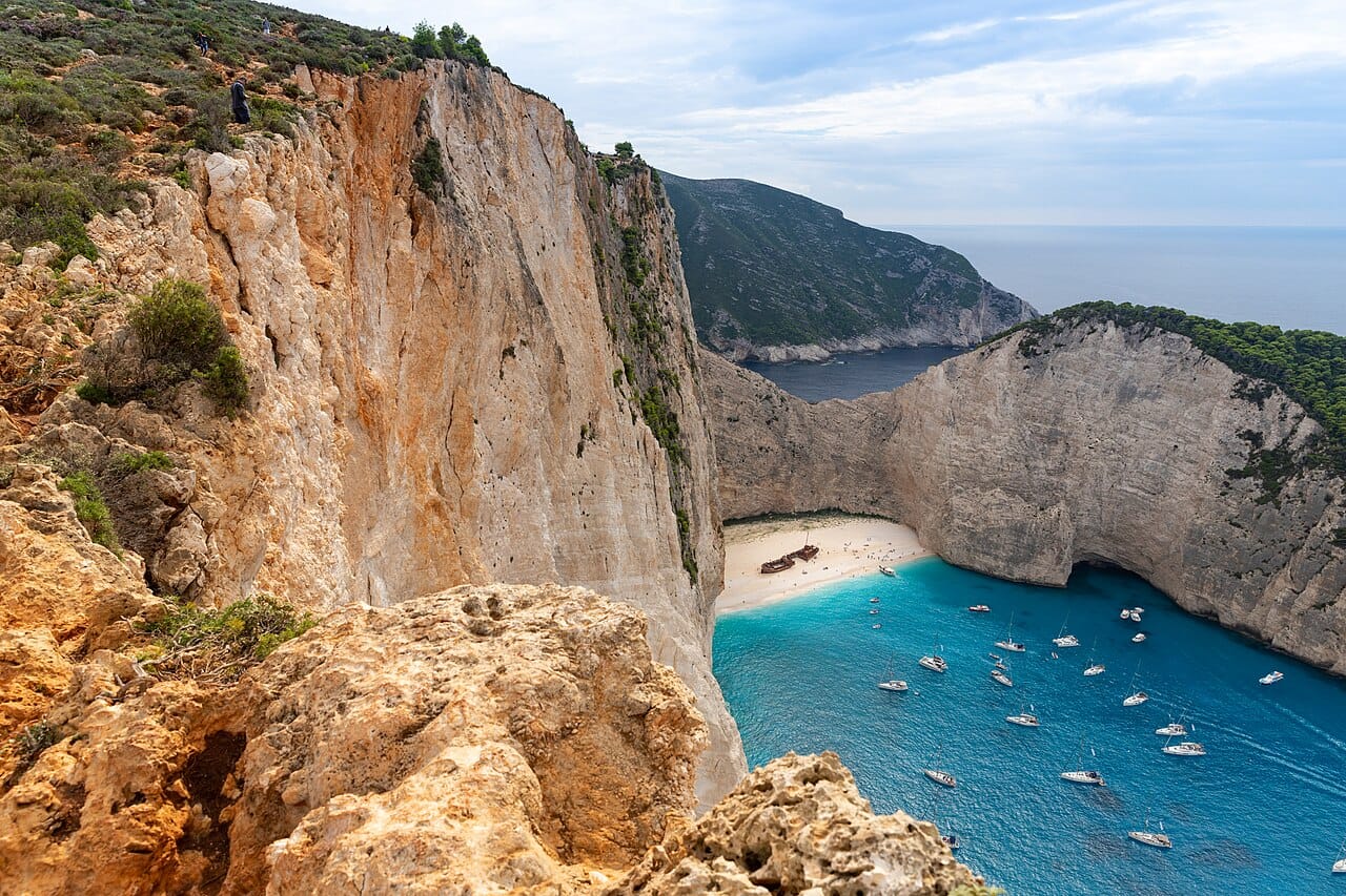 Navagio (Shipwreck) Beach in Zakynthos, Greece