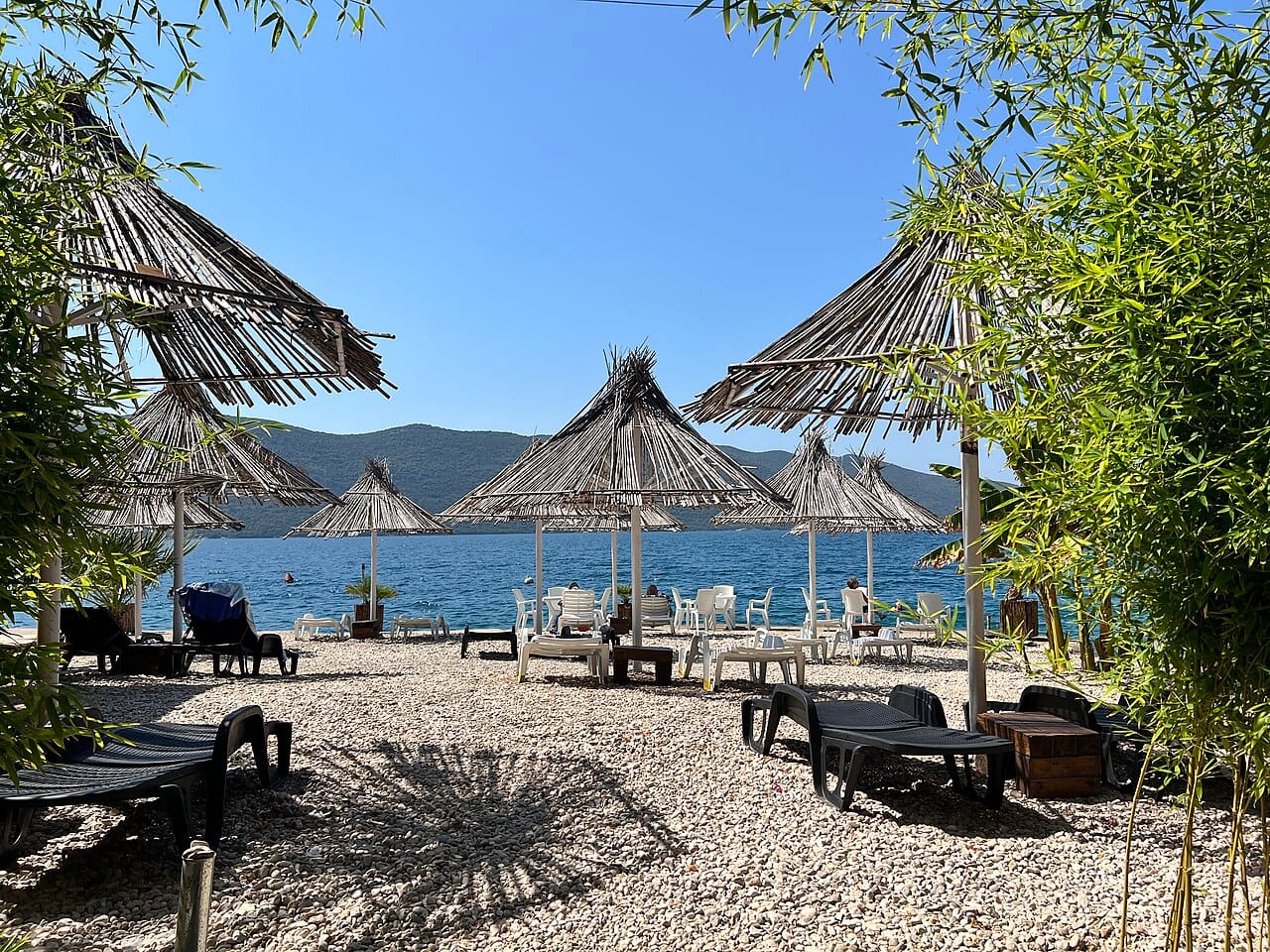 Neum Beach in Neum, Bosnia & Herzegovina