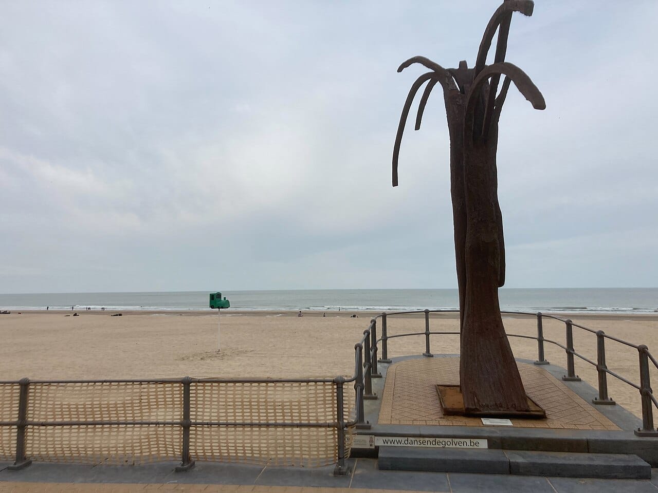 Ostend Beach in Ostend, Belgium