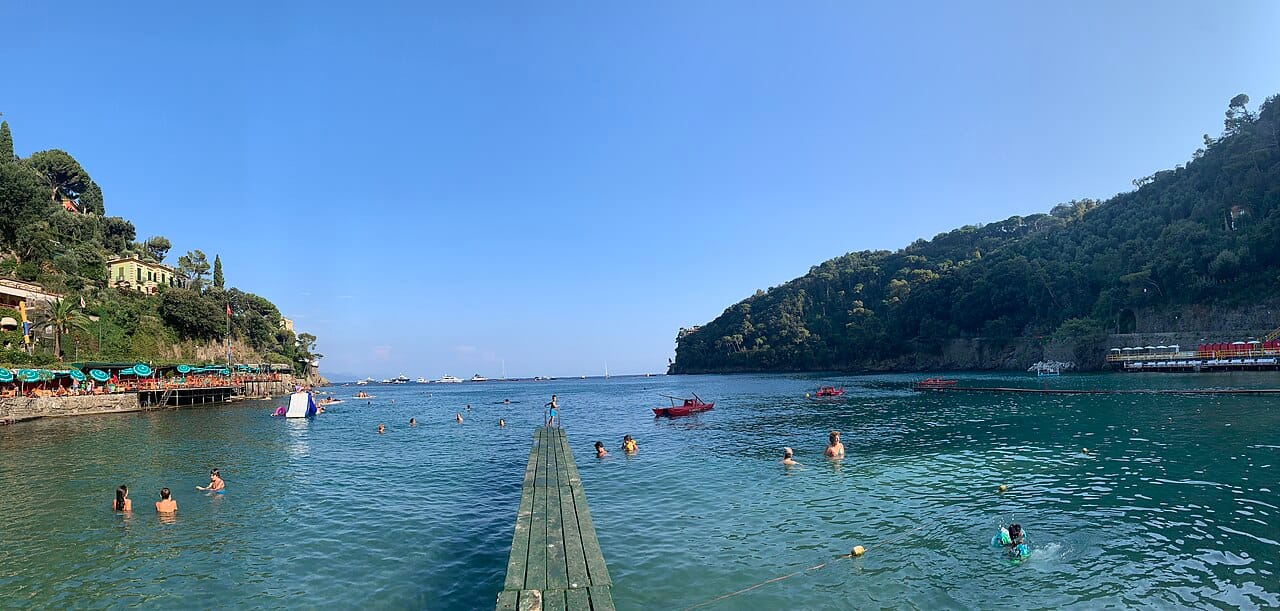 Baia di Paraggi in Portofino, Liguria, Italy