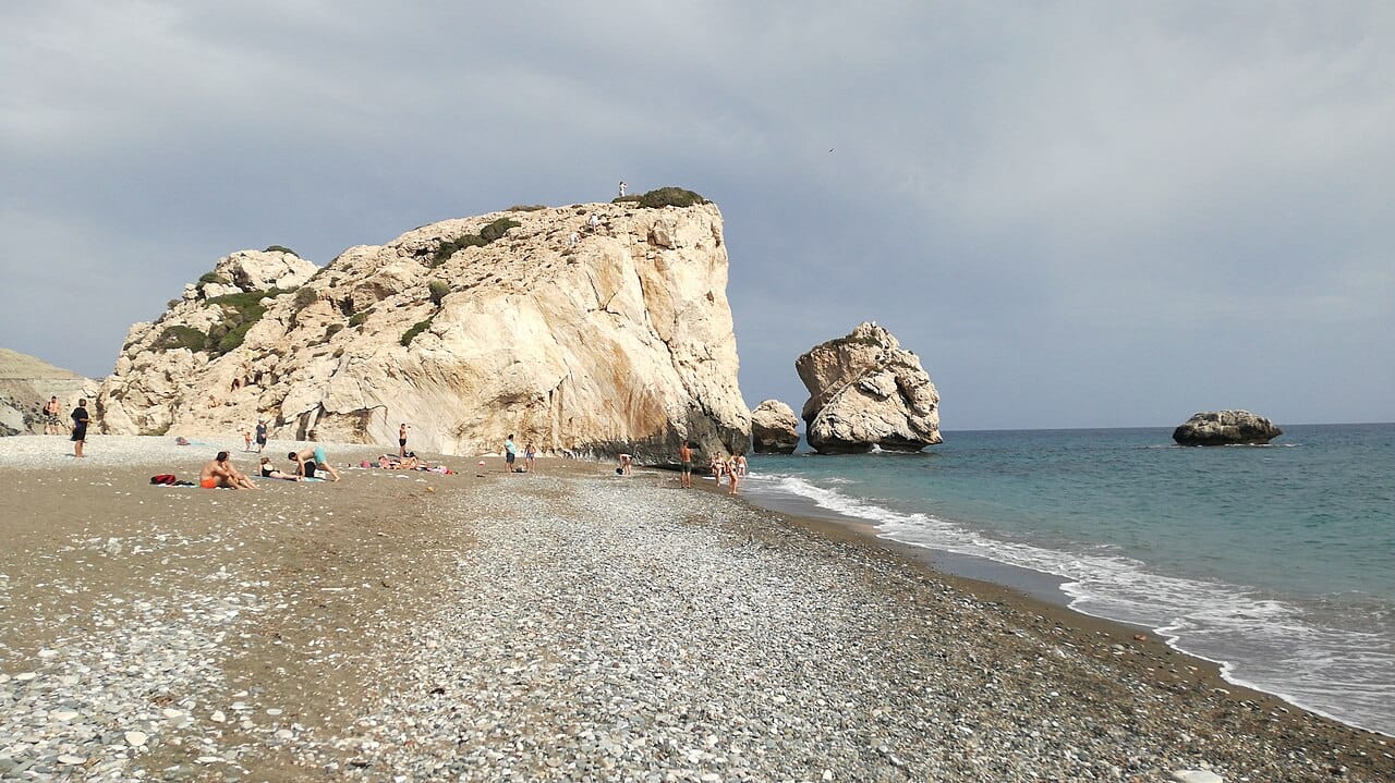 Petra tou Romiou in Kouklia, Paphos, Cyprus