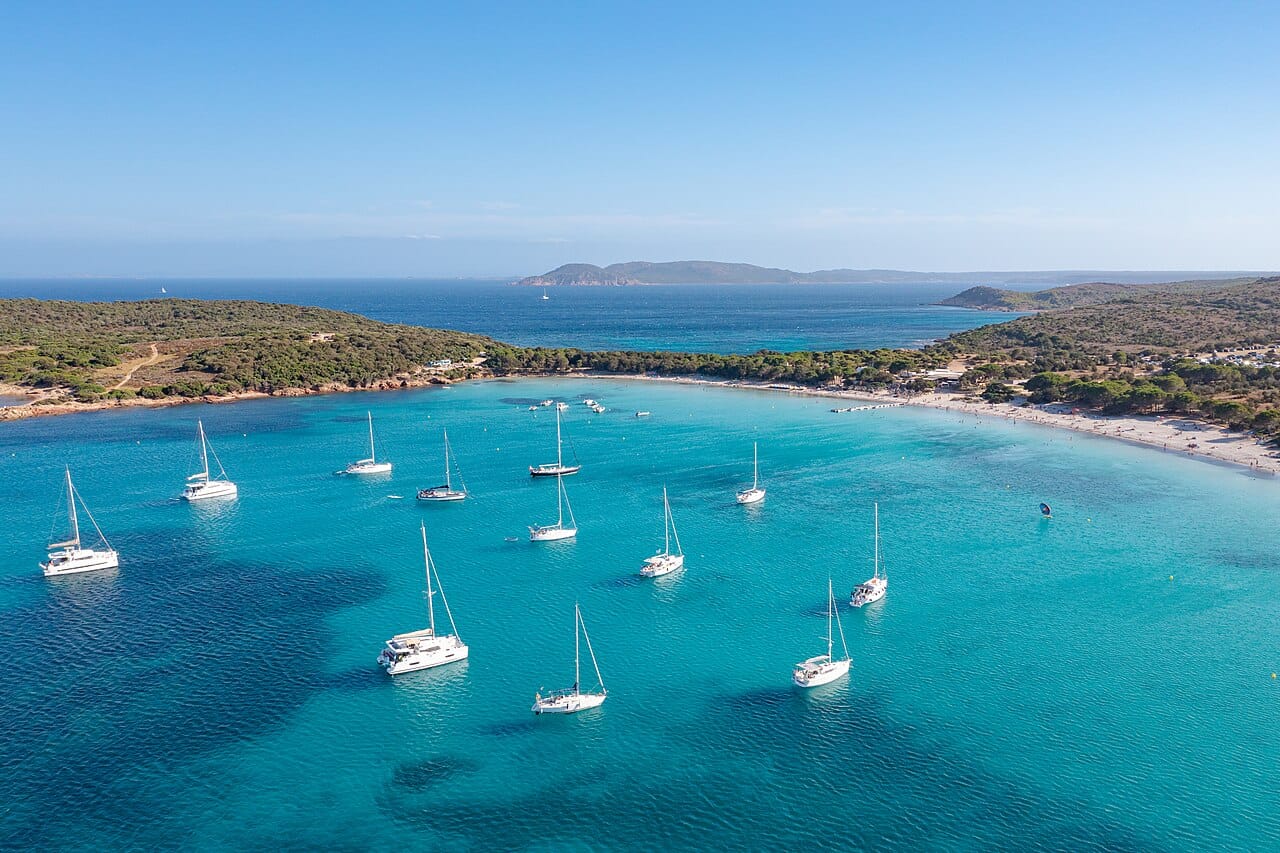 Plage de Rondinara in Bonifacio, Corsica, France