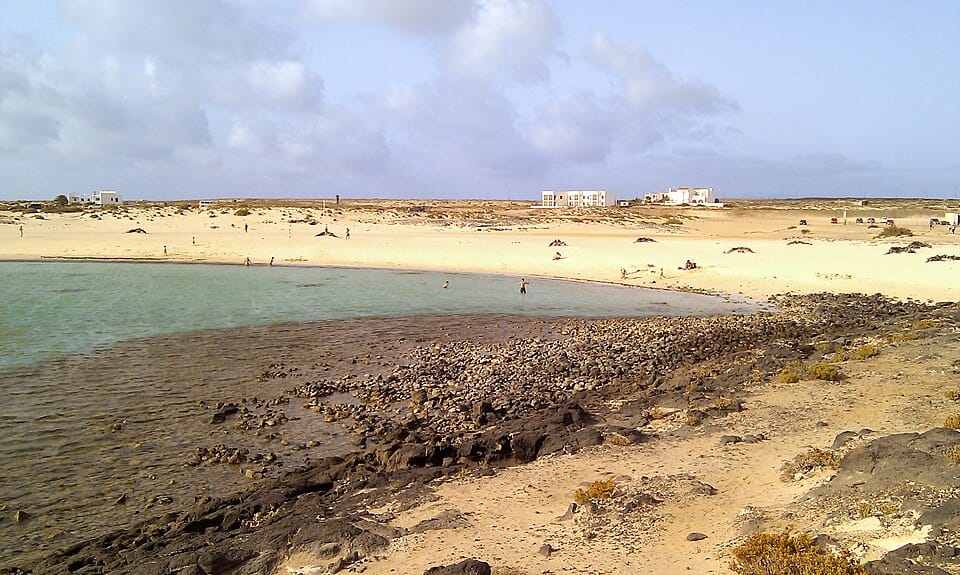 Playa de la Concha (El Cotillo) in El Cotillo, Fuerteventura, Spain