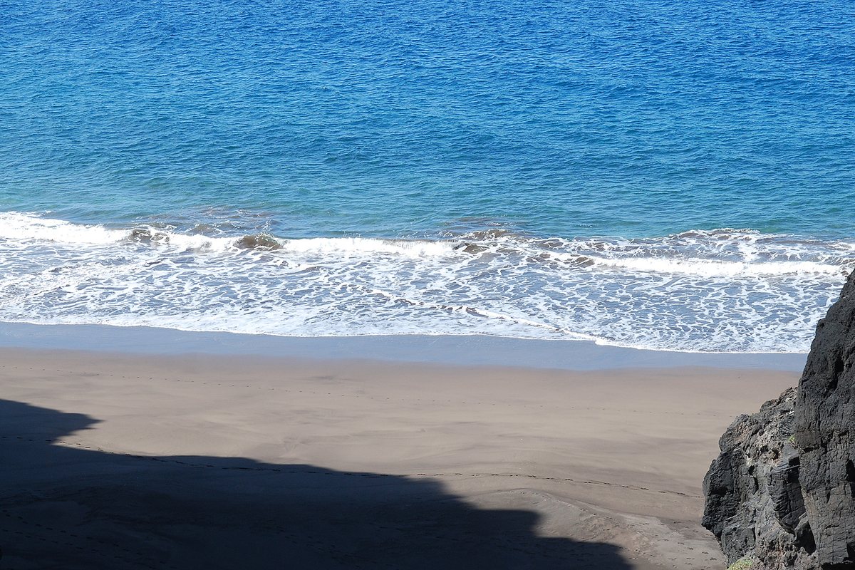 Playa de Güigüí in La Aldea, Gran Canaria, Spain