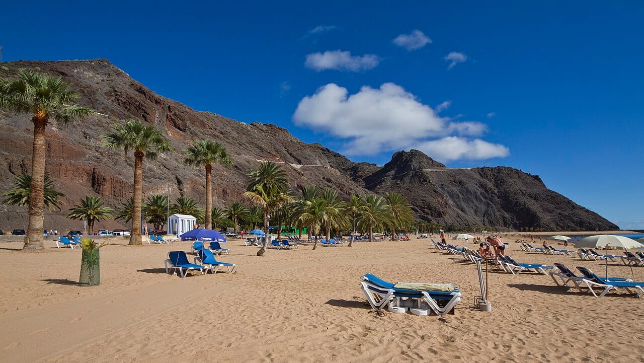 Playa de las Teresitas in San Andres, Tenerife, Spain