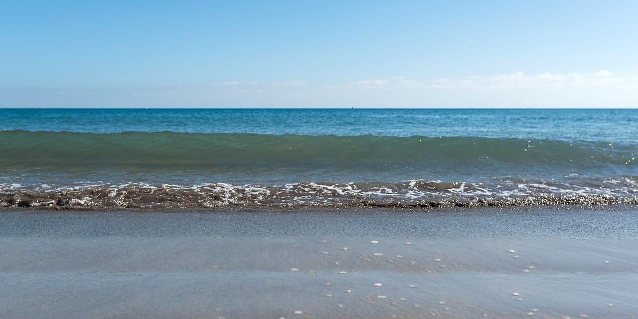 Playa del Inglés in Maspalomas, Gran Canaria, Spain